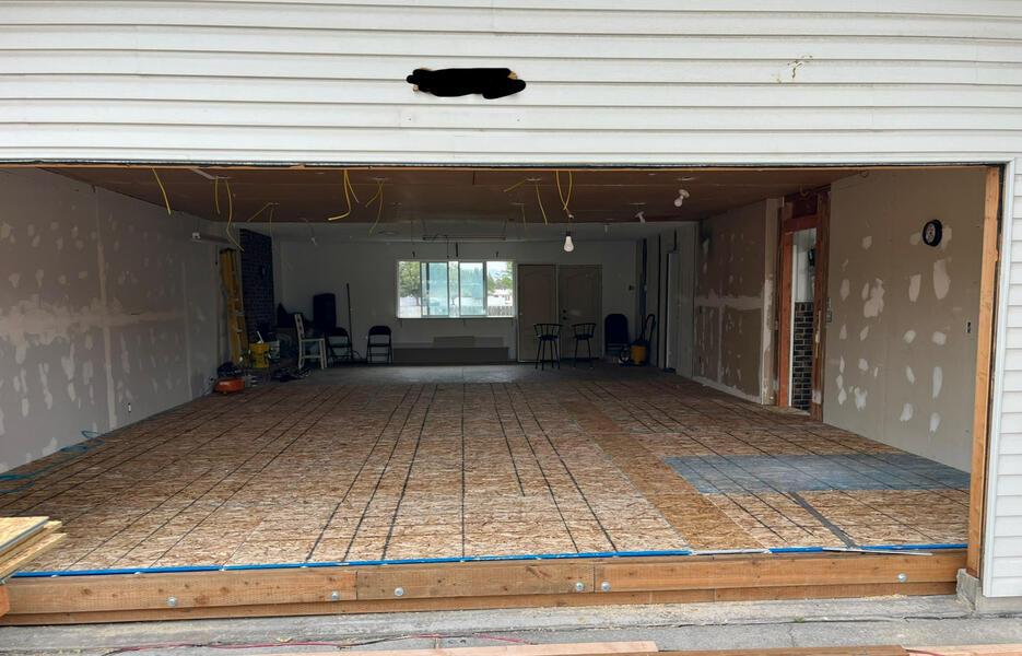Enclosed Garage BEFORE